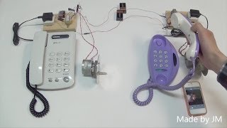 Telephone intercom circuit with ringer signal generator [upl. by Annoyt]