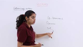 Class 12th – Coterminous Vectors  Vector Algebra  Tutorials Point [upl. by Terrel]