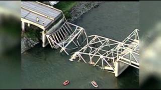 Raw Video Washington State Bridge Collapse [upl. by Cad]