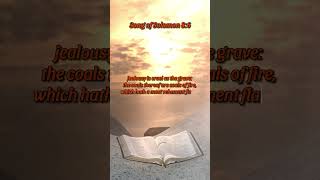 Song of Solomon 86 quotFor Love is Strong as Deathquot bibleverses [upl. by Ailam]