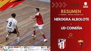 RESUMEN  HEROGRA Albolote FS  UD Coineña 63 [upl. by Dirgni]