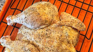 Dry Brined Spatchcocked Chicken [upl. by Siva]