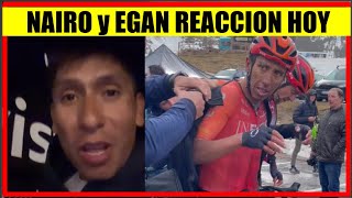 NAIRO Quintana y EGAN Bernal REACCION HOY 2 ETAPA VOLTA a CATALUNYA 2024 [upl. by Sigrid]