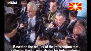 8 September 1991  The Independence Day of the Republic of Macedonia EN subs [upl. by Lahcsap]