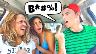 CALLING MY MOM THE quotBquot WORD PRANK GONE WRONG [upl. by Ennovahc]