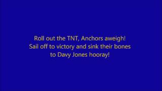 Anchors Aweigh Lyrics [upl. by Ellison339]