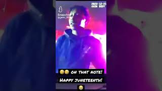 Juneteenth moment of the year 🤣 bodycamarrest funnyshorts smiling humor [upl. by Profant978]