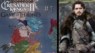 CK2 Game of thrones Mod  Robb Stark Part 1  The King in the North [upl. by Enileuqcaj]