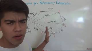 Levantamiento por radiaciones y deflexiones con cinta TOPOGRAFÍA [upl. by Onaivlis]