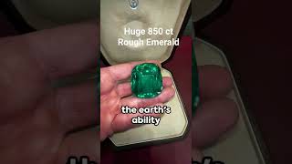 One of The Largest Emerald is a Huge 850ct Rough Zambian Emerald [upl. by Aicemaj]