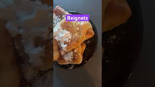 Homemade beignets recipe coming soon love beignets fyp [upl. by Boyden]