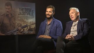 Jamie Dornan amp Richie Smyth Interview The Siege of Jadotville new to Netflix [upl. by Naliorf852]