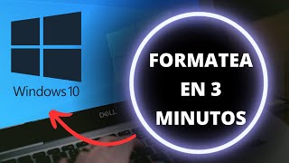 COMO FORMATEAR UNA PC WINDOWS 10 ✅ [upl. by Raymund]