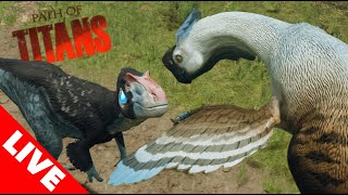 THE ULTIMATE MURDER CHICKEN IS HERE Citipati Mod Gameplay  Path of Titans LIVESTREAM [upl. by Lorain636]