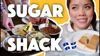 Sugar Shack 4 TIPS to survive 🍁 Maple syrup amp baked beans in a Cabane à sucre Québec [upl. by Christabelle]