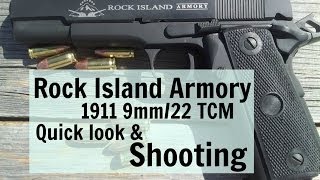 Rock Island Armory 1911 9mm22 TCM [upl. by Ailecra421]