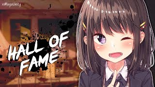 Nightcore  Hall Of Fame  Lyrics [upl. by Trotta]