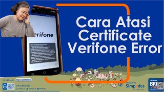 Cara ampuh atasi Certificate error saat masuk ke veristore EDC Verifone X990  BRILink [upl. by Drew795]