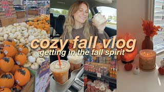 COZY FALL VLOG  fall haul autumn reset romanticizing fall [upl. by Moberg]