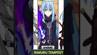 Character tensura  MANGA vs ANIME vs LN  FULL CEK YT rimurutempest tensura short [upl. by Luigino]