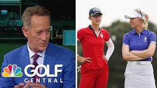 Controversy at Solheim Cup Nelly Korda and Madelene Sagstrom comment  Golf Central  Golf Channel [upl. by Verneuil709]