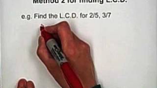 6 Least Common Denominator Method 2 [upl. by Helena]