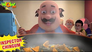 Paris मैं मिल गए Motu को Samose  Motu Patlu New  Cartoon  Inspector Chingum  spot [upl. by Etana763]