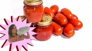 Conserva di Pomodoro  Ricetta Metodo Classico  Le Ricette di Alice [upl. by Lehteb]