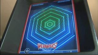 Classic Game Room  WEB WARS for Vectrex review [upl. by Weitzman]