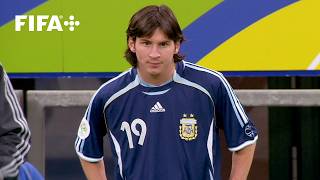 When Lionel Messi Made His FIFA World Cup Debut [upl. by Milka]