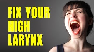 FIX A quotHIGH LARYNXquot NOW  Easy Vocal Tip  Singing Lesson NYC [upl. by Nosretep361]