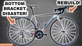 Boardman SLR Transformation Full Rebuild Road Bike Service [upl. by Enilehcim809]