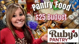 Ruby’s Pantry Grocery Haul  25 Budget  🤔 Was it WORTH It [upl. by Kaya]