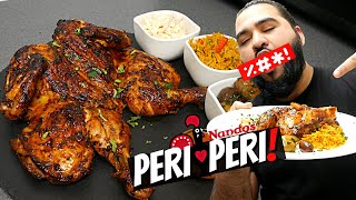 Peri Peri Chicken with Spicy Rice Olives and Coleslaw  Halal Chefs Original Peri Peri Chicken [upl. by Carmel543]