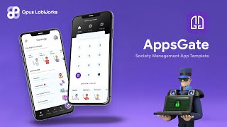 4 App Template  Society Security App  Security Guard App  Society Management App  AppsGate [upl. by Eytteb]