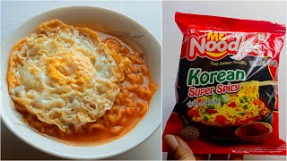 কোরিয়ান স্পাইসি রামেন নুডলস্Korean super spicy ramen noodles recipeeasy ranna recipe bangla [upl. by Michaeu]