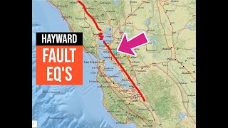 EQ Activity on the Hayward Fault This fault is WAY overdue Historical look at past quakes 6124 [upl. by Keligot219]