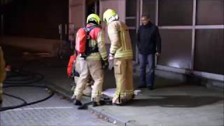 Bakkersland getroffen door brand Industrieweg Rotterdam [upl. by Asaert]