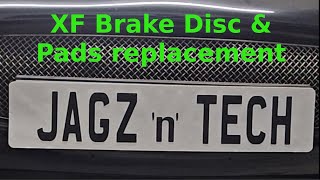 XF Brake Disc amp Pads replacement [upl. by Behl602]