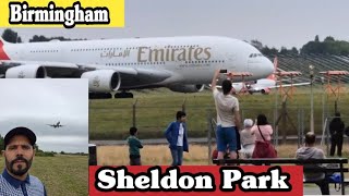 Plane Spotting at Birmingham Airport  Sheldon Country Park Birmingham  Birmingham Airport [upl. by Assirec857]