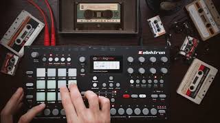 ELEKTRON ANALOG RYTM  standalone ambient dub techno jam [upl. by Arrotal]