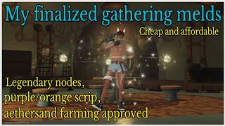 Final Gathering melds for level 100 ilvl 690 gear [upl. by Anglo656]