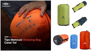 TIPS MENCUCI SLEEPING BAG  EIGER KNOWLEDGE [upl. by Enitsenre]