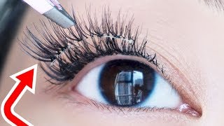 Dont Wear False Lashes Again Until You Try This TRICK [upl. by Ramey]