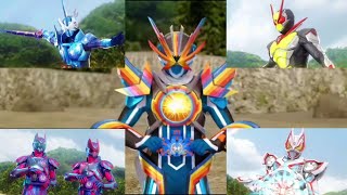 Gotchard File  All Reiwa Rider Final Form Finisher [upl. by Neztnaj989]