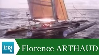 Route du Rhum 1990 Florence Arthaud en tête  Archive INA [upl. by Bevis]