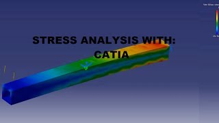 How to run a stress analysis with Catia [upl. by Lantha63]