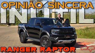 Ford RANGER RAPTOR Picape INÚTIL Ou seria a MELHOR Preço consumo desempenho Avaliação completa [upl. by Mufinella]