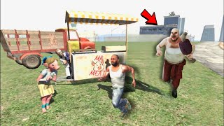 Franklin Fight Mr Meat in Indian Bike Driving 3D  Indian Bike Driving 3D [upl. by Dalli]