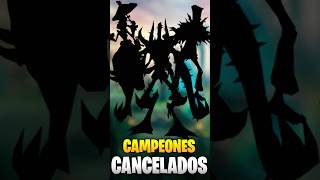 CAMPEONES CANCELADOS DE LEAGUE OF LEGENDS leagueoflegends leagueofleyends [upl. by Stilla]